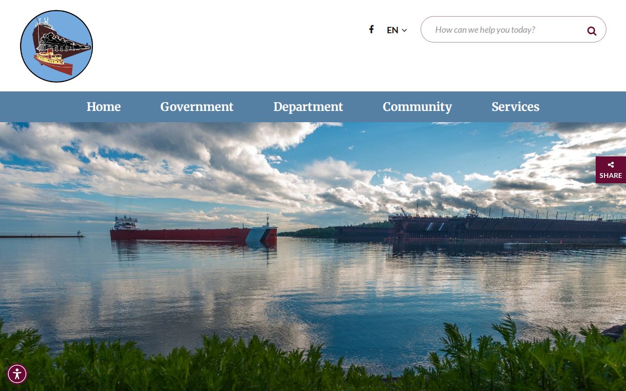 Two Harbors police contact page for Lake County municipal warrant questions