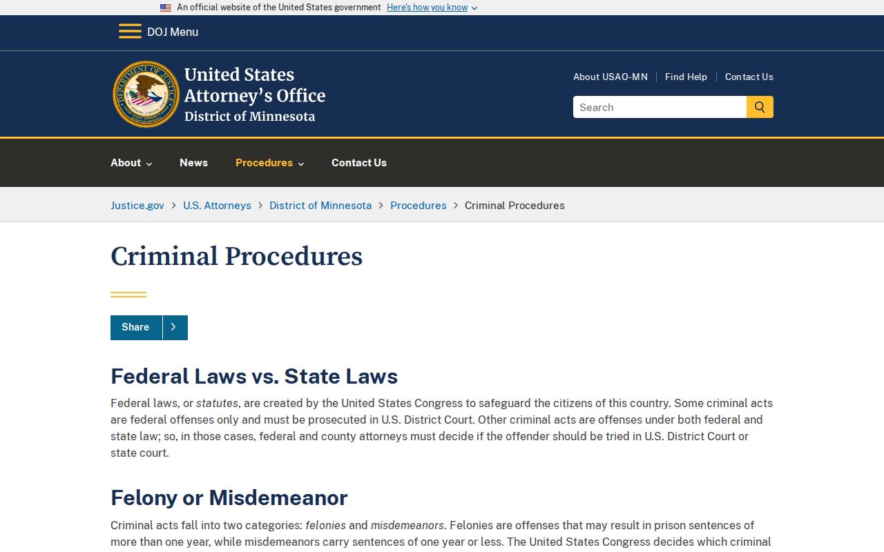 Federal criminal procedures page for Lake County federal most wanted and warrant questions